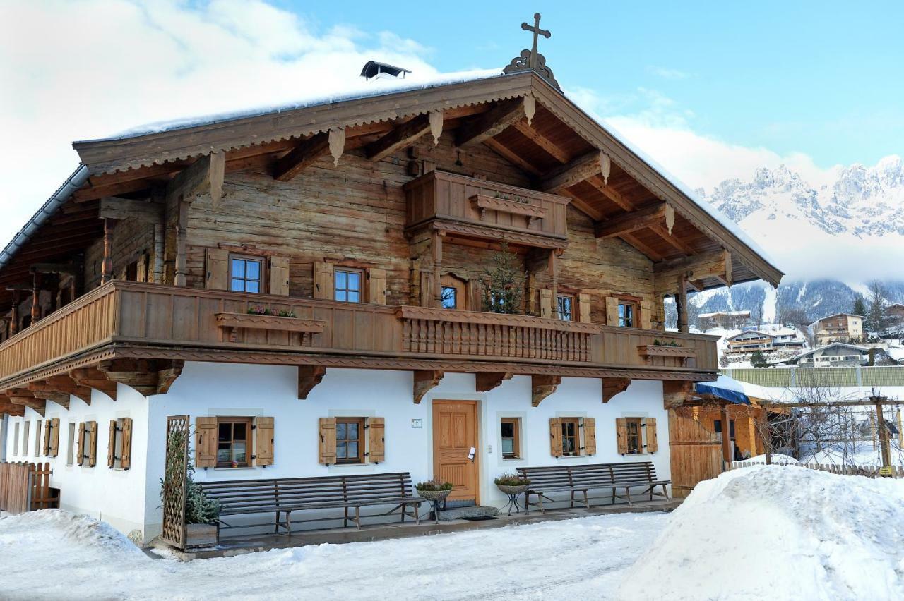 Haus Strobler Daire Going am Wilden Kaiser Dış mekan fotoğraf